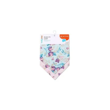 Skarelė - seilinukas BabyOno 879/16 Gėlės