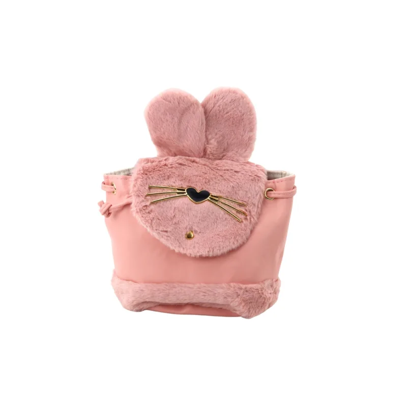 Vaikiška kuprinė Pliušinės ausys Reguliuojamas dirželis Pink · 1