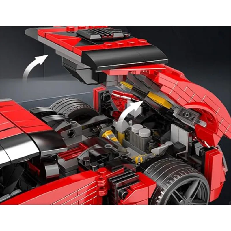 Konstruktorius Sportinis automobilis Raudonas 1311 el. · 3