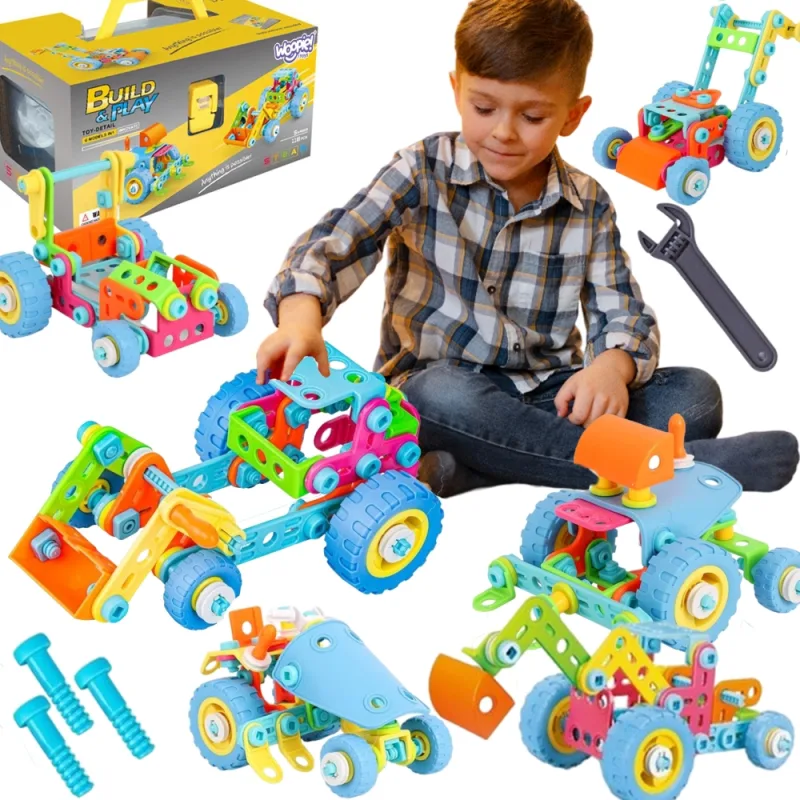Konstruktorius WOOPIE transporto priemonės 6in1 STEM kaladėlės · 1