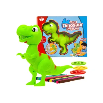 Dinozauras T-reksas Galinis projektorius + rašiklis TA0048
