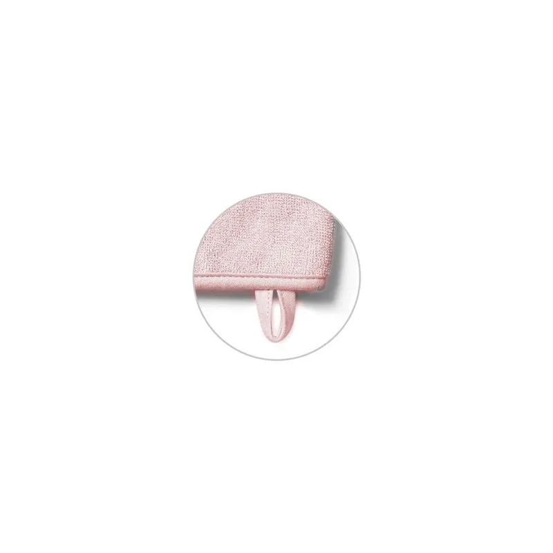 Bambukinė flanelinė prausimosi pirštinė BabyOno 347/10, rožinė · 2