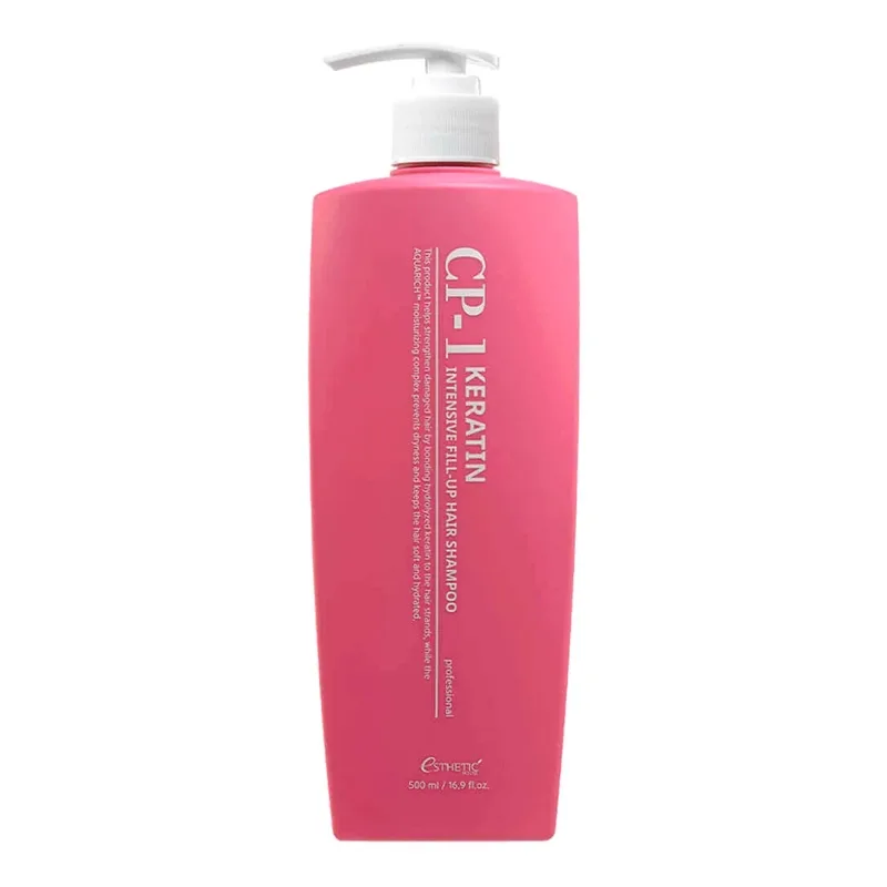 Esthetic House CP-1 Keratin Intensive Fill-Up Hair Shampoo – šampūnas su keratinu, 500 ml. · 1