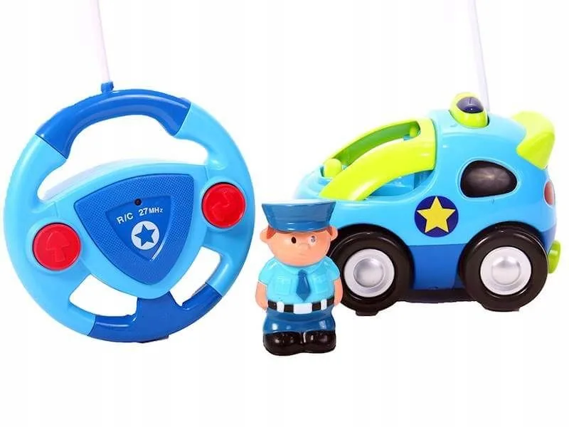 Žaislinis policijos automobilis valdomas nuotoliniu būdu, RC · 1