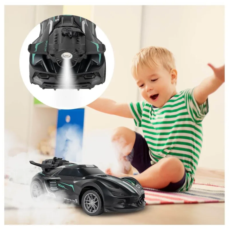Nuotoliniu būdu valdomas automobilis skleidžiantis dūmus, RC · 2