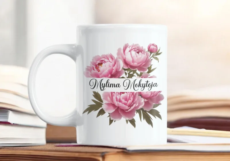 Standartinis puodelis „Mylima Mokytoja“