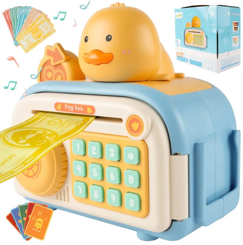 Interaktyvi vaikiška taupyklė seifas „Duck Piggy Bank“ · 1
