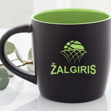 Graviruotas puodelis „Žalgiris“