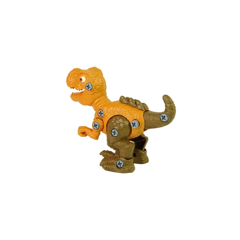 Tyrannosaurus Rex dinozaurų rinkinys su kiaušiniu "pasidaryk pats" atsuktuvu oranžinis · 3