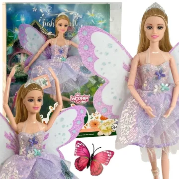 Lėlė EMI fėja princesė su drugelio sparnais WOOPIE ROYAL