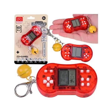Mažas raktų pakabukas su skambučiu - RETRO kelioninis žaidimas GR0688