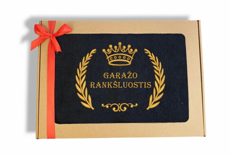 Siuvinėtas rankšluostis „Garažo“