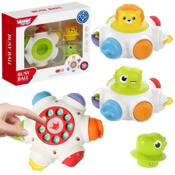 Ugdomasis sensorinis žaislas WOOPIE BABY kosminė raketa nuo 18 mėn.