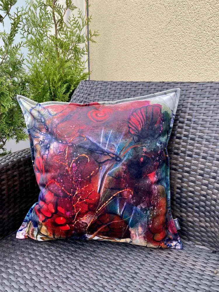 Dekoratyvinė pagalvėlė 45x45 cm su vidiniu užpildu RU106