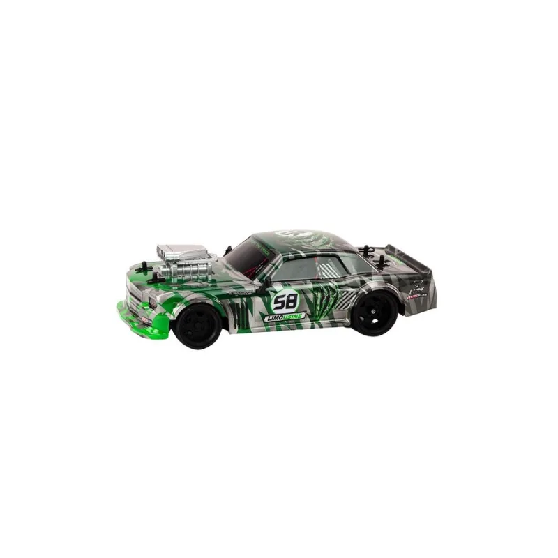 RC nuotolinio valdymo automobilis 1:16 Driftas Guminiai ratai Žalia · 2