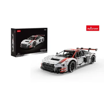 Konstruktorius automobilis 1:8 „Audi R8 LMS GT3“, baltas, „RASTAR“