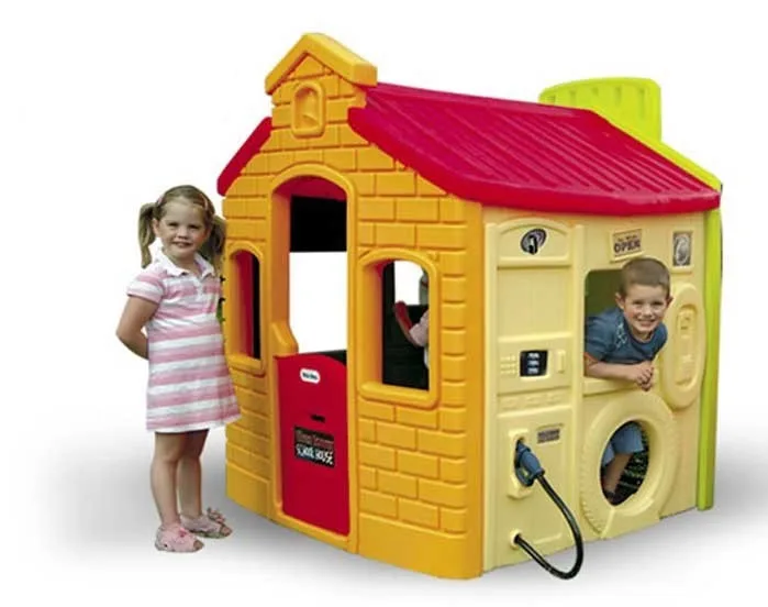 Little Tikes teminis žaidimų namelis su 4 skirtingomis sienomis · 1