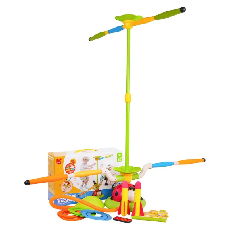 Sportinių ir vikrumo žaidimų rinkinys 5-in-1 · 3