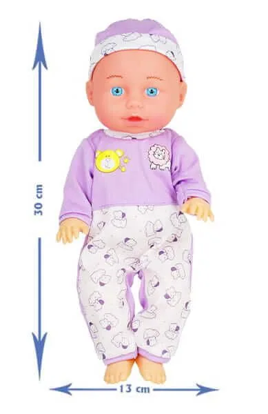 Lėlė kūdikis su priedais EMILKA, 30 cm · 2