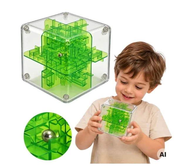 WOOPIE 3D labirintas kubelyje vaikams · 1