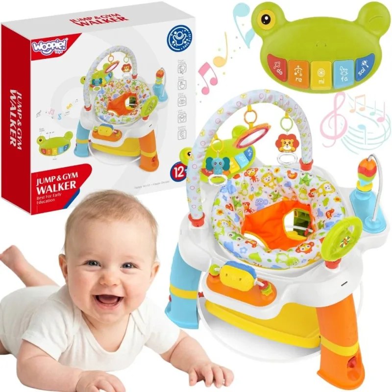 Sukiojama sėdynė su interaktyviu žaidimų centru WOOPIE BABY, nuo 12 mėn. · 1