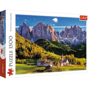 Dėlionė – 1500 – Val di Funes slėnis – Dolomitai – Italija – „Trefl“ 26163