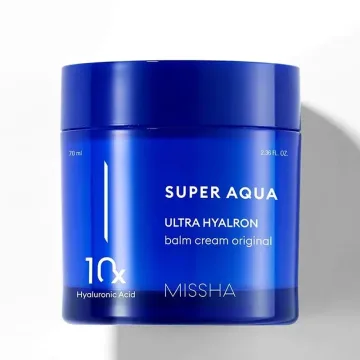 Missha Super Aqua Ultra Hyalron Balm Cream Original – drėkinamasis veido kremas balzamas