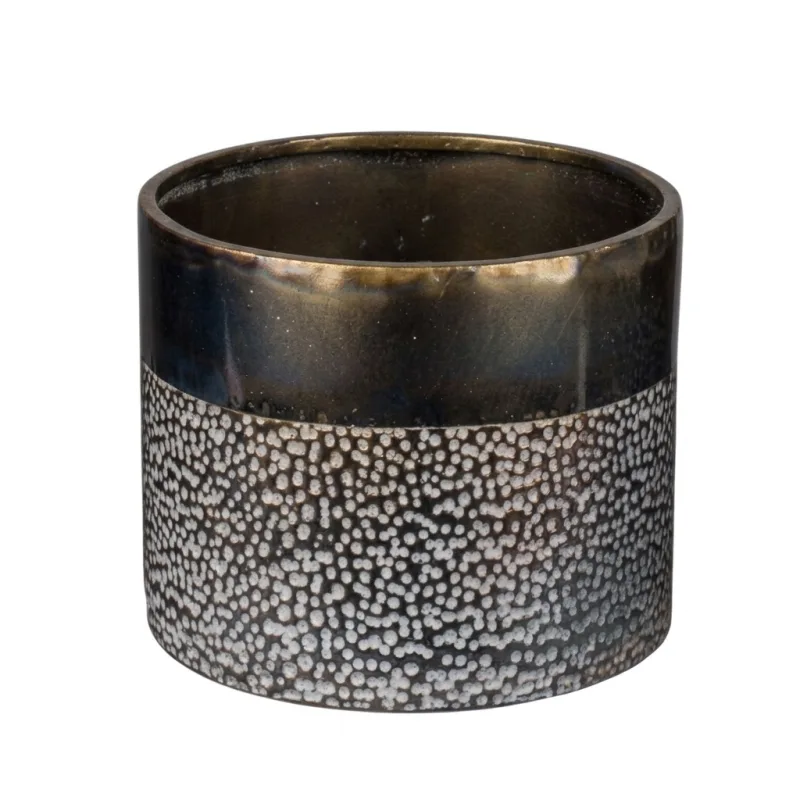 Vazonas metalinis 27 — 25x25x20,5cm