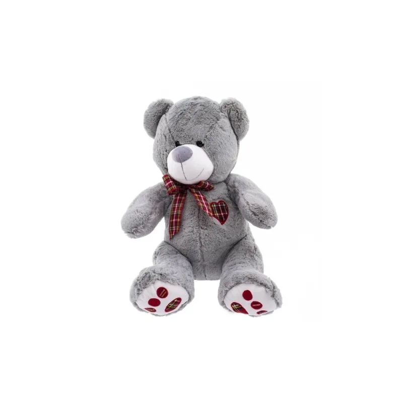Pliušinis meškiukas dn15-0013-40 pilkas EUROBABY TOYS 40 cm · 1