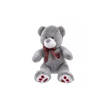 Pliušinis meškiukas dn15-0013-40 pilkas EUROBABY TOYS 40 cm