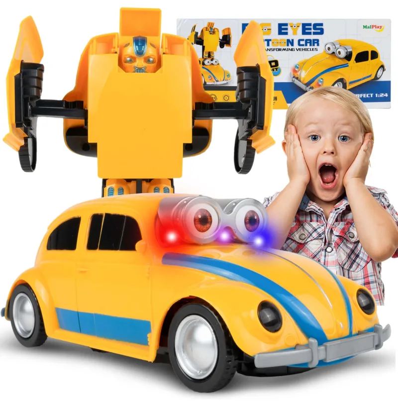 Žaislinis "Beetle" automobilis virstantis robotu