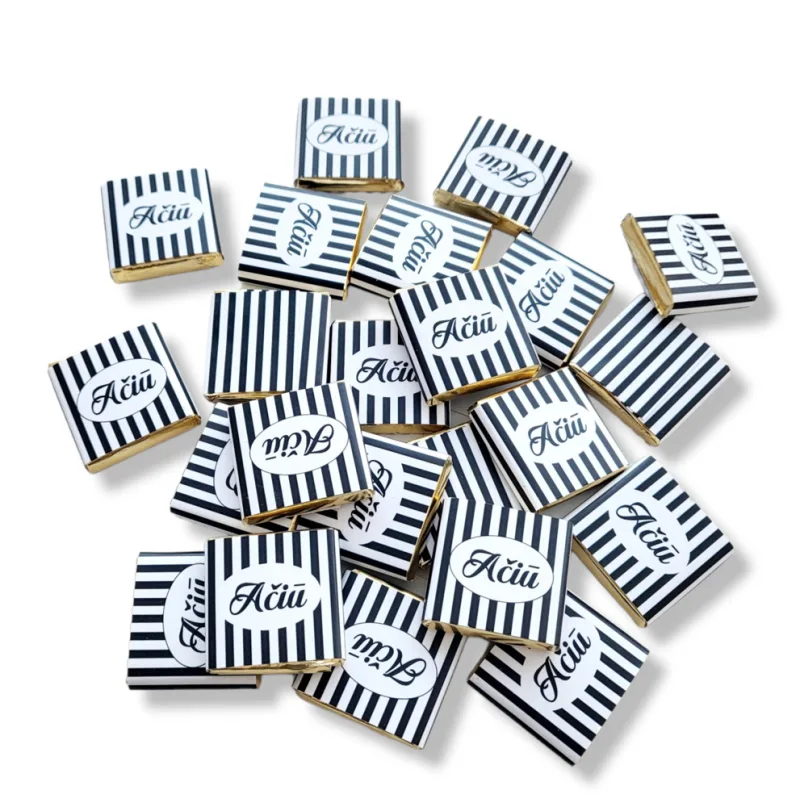 Mini šokoladukai „Ačiū“, 10vnt