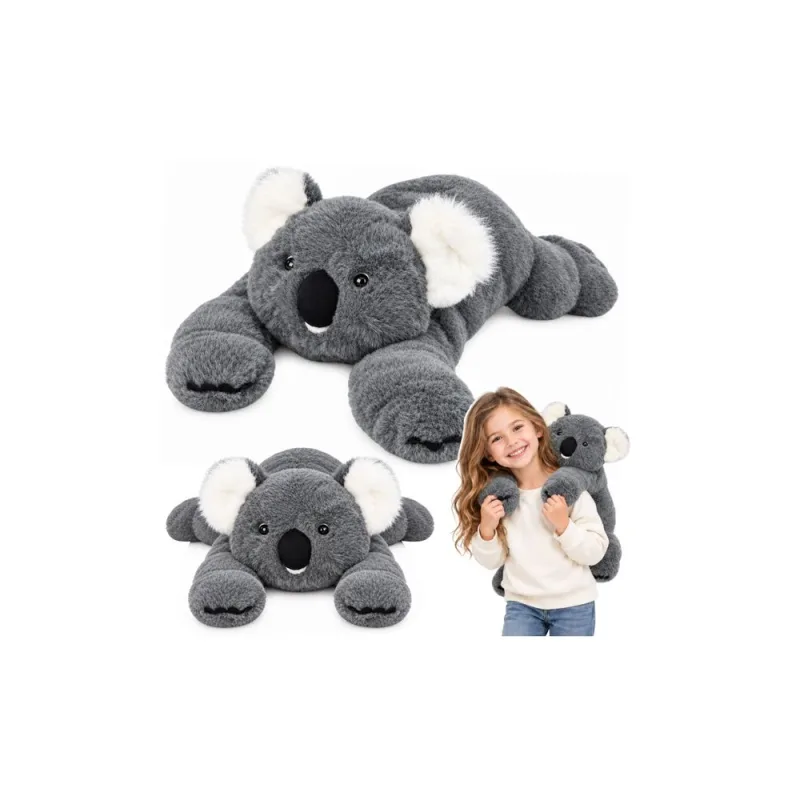 Pliušinis žaislas Koala su ilgomis kojomis, pilkos spalvos, 60 cm · 1
