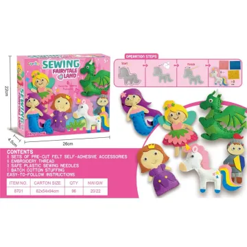 Kūrybinis figūrėlių siuvinėjimo rinkinys „Princesės“ serija