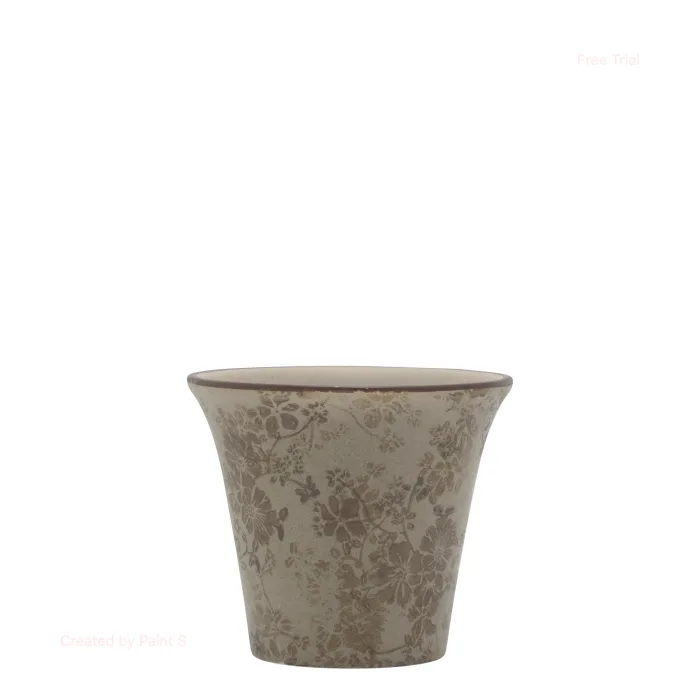 Vazonas Melun — H12.5/D14.5 cm