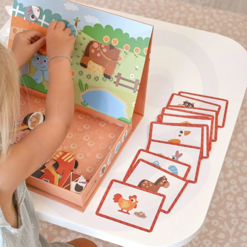 Magnetinė dėlionė Ūkis TOOKY TOY 61 el. · 3