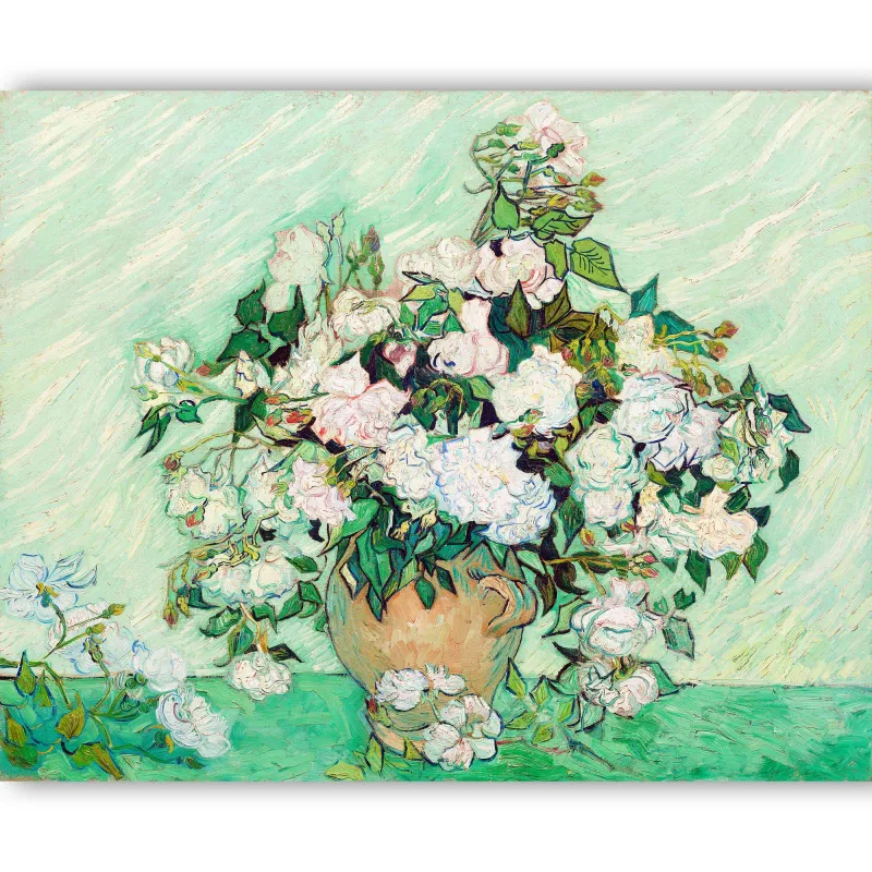 Reprodukcija „Rožės“, Vincent van Gogh (1889)