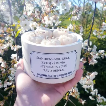 dovana tėveliams Balta pasaka