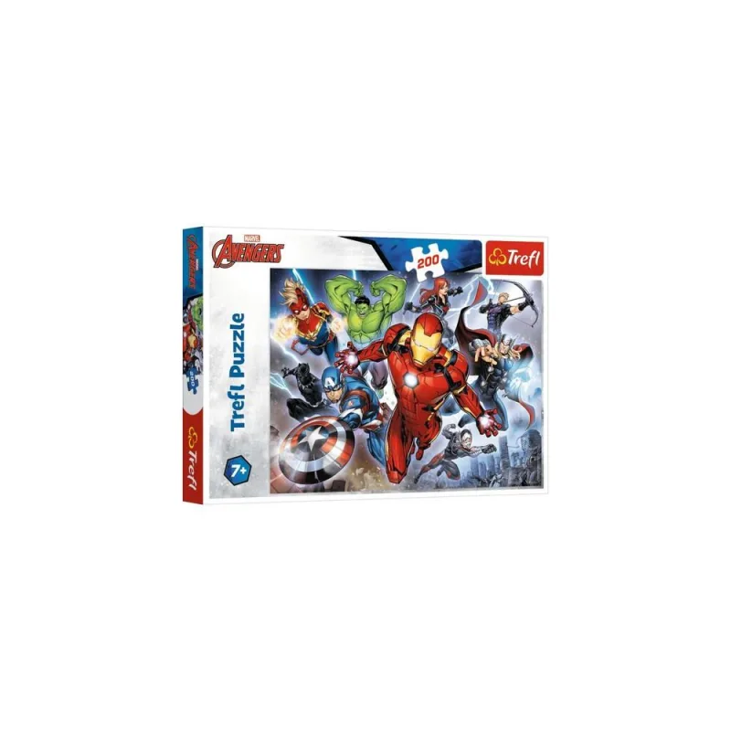 Dėlionė – 200 – „Marvel Avengers“ – Drąsūs „Avengers“ – „Trefl“ 13260 · 1