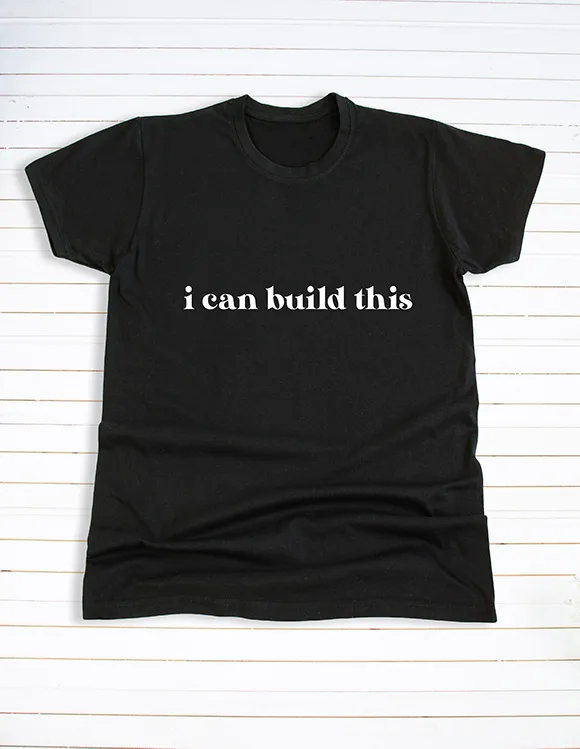 Marškinėliai tėčiui “I can build this”