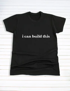 Marškinėliai tėčiui “I can build this”