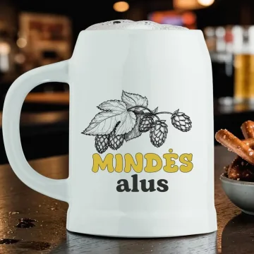Keramikinis bokalas „Mindės alus“