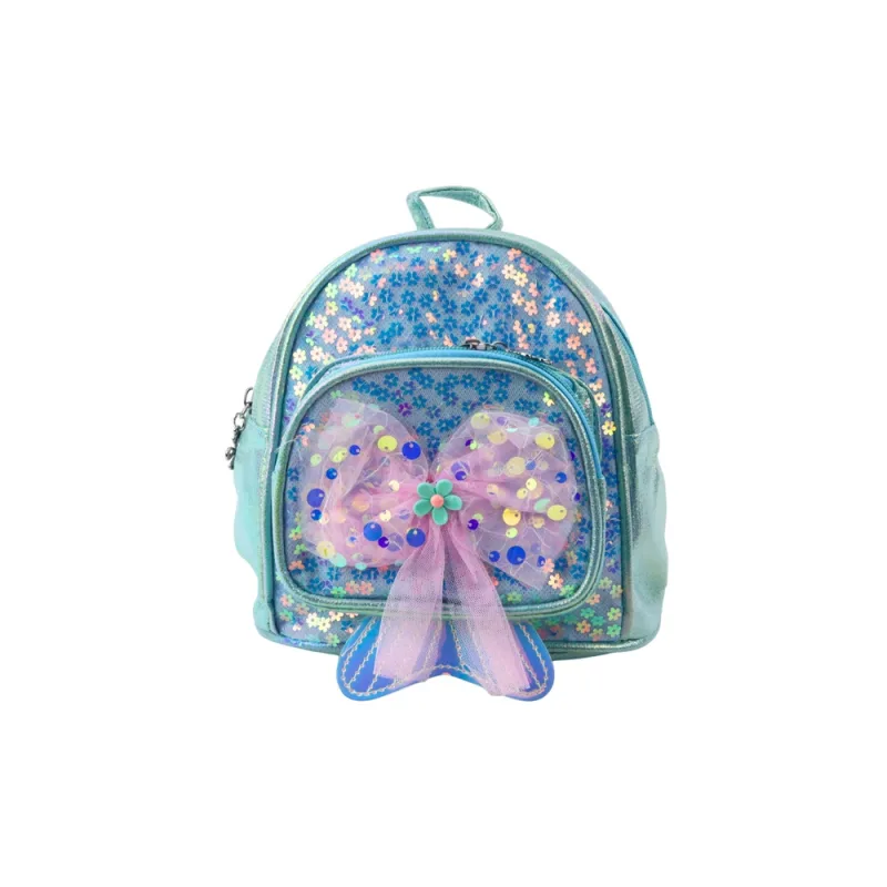 Vaikiška kuprinė su kaspinu 20cm 3.8L, mėlyna · 1