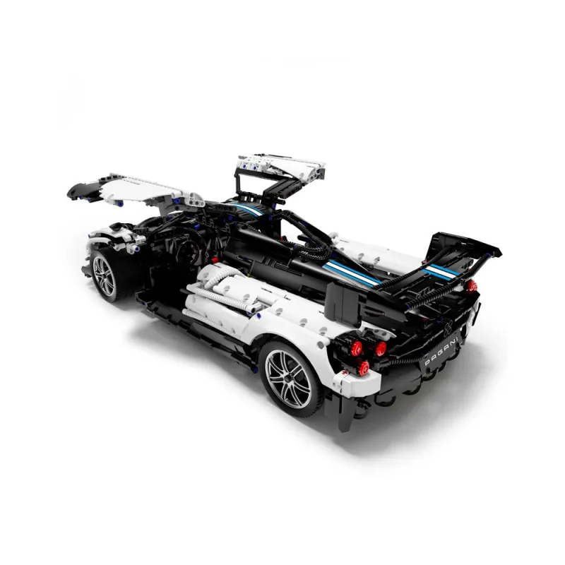 Konstruktorius Pagani Huayra RASTAR modelis 1:8, 2896 techniniai blokeliai + atidaromos durys · 3