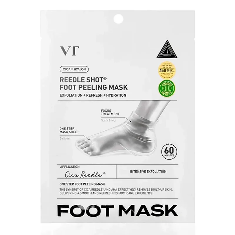VT Cosmetics Reedle Shot Peeling Foot Mask – šveičiamoji pėdų kaukė pėdų kaukė, 40 ml./1vnt. · 1
