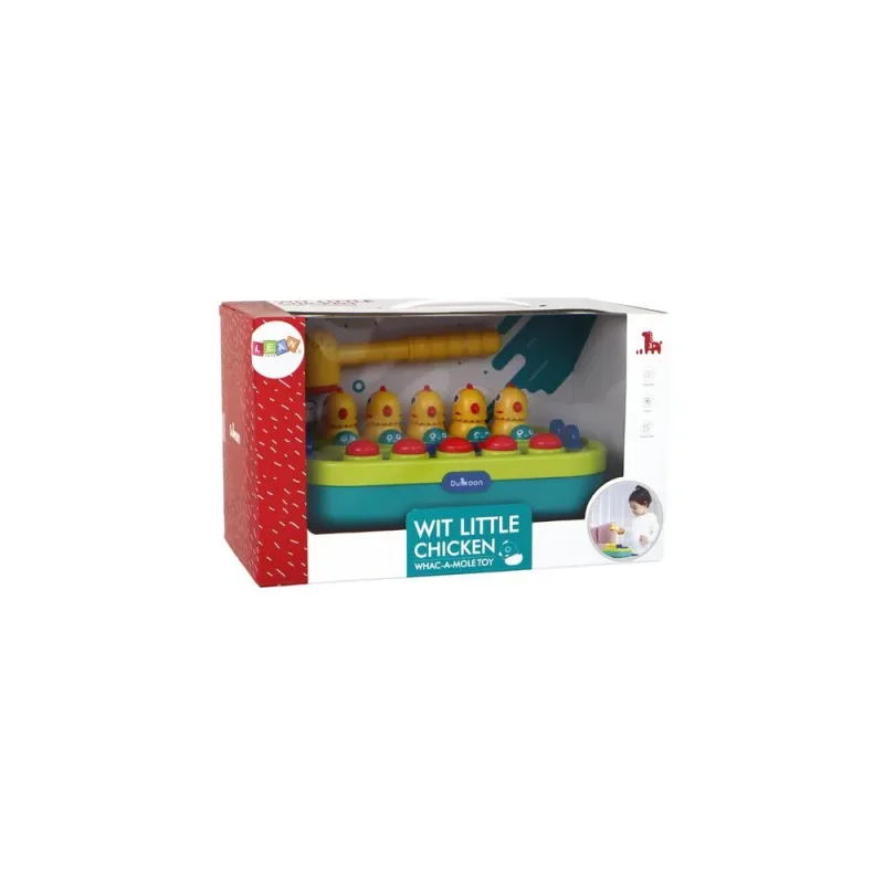 Arkadinis žaidimas "Whac-a-Mole" Viščiukai plaktukas Šviesos garsai Baterija veikianti · 3