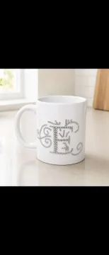 Personalizuotas puodelis su kristalų dekoru E