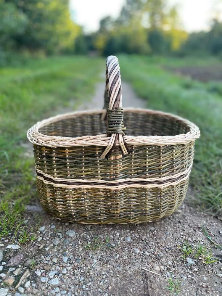 Talpi pintinė su tamsiu pynimu