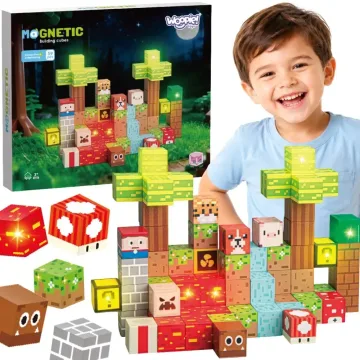 Magnetinis konstruktorius WOOPIE blokeliai „Miškas“, 75 vnt