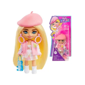 Lėlė Barbie Extra Mini Minis su berete HLN48 ZA5105C